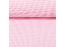 Waffelpiqué Nelson - hellrosa